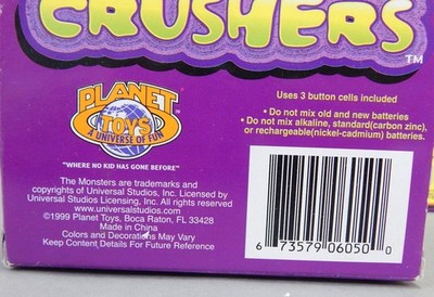 3pc 1999 Planet Toys Universal Monsters Frankenstein Mummy Wolfman