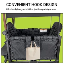 Stroller Wagon Support Bar Compatible WONDERFOLD W4 Elite Veer Black