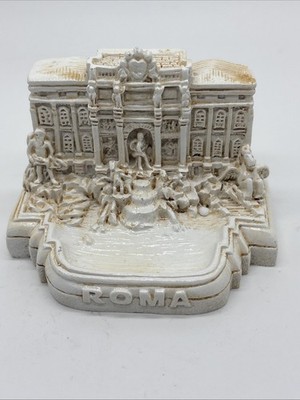 Roma Mini Model Made in Italy Trevi Fountain Souvenir 2 inches