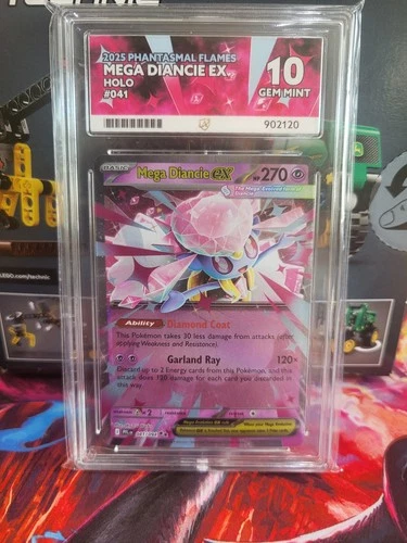 Mega Diancie ex 041/094 ACE graded card