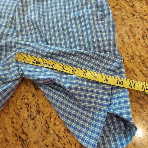 POLO GOLF RALPH LAUREN CLASSIC FIT Plaid Cotton Blend Chinos Men's Shorts Sz 30 - Picture 8 of 15