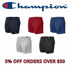 Champion Mens Size Athletic Long Mesh Pocket Gym Shorts 9" Inseam 81622 S-2XL