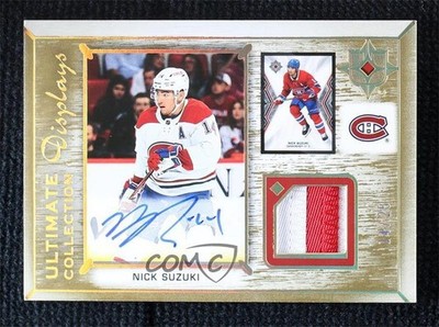 2021-22 Ultimate Collection Display Jersey 14/25 Nick Suzuki Patch Auto 03vd