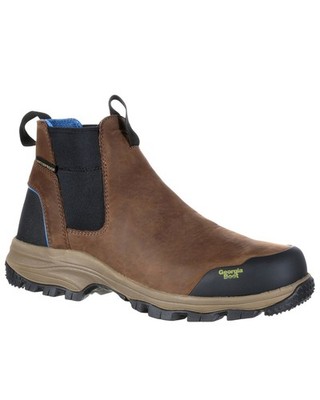 Georgia Boot Men's Blue Collar Waterproof Work Romeo Boot - Soft Toe - GB00106