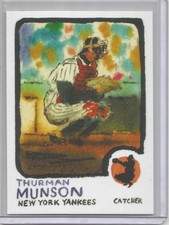 Thurman Munson 2025 Topps Shoebox Treasures (Painting by Andy Friedman)