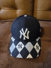 New Era 59FIFTY NY New York Yankees Gorra Ajustada Argyle Cuadros Cuadros Tablero...