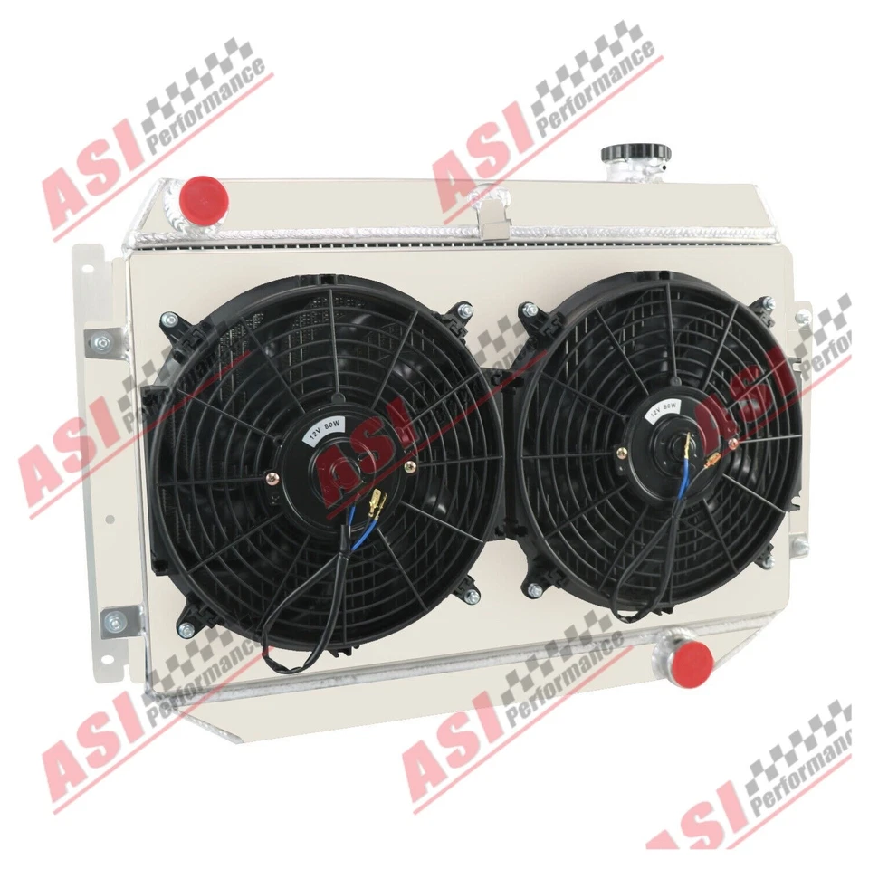 4 Row Radiator Shroud Fan For Holden Hj Hq Hx Hz Kingswood V8 Chevy 1971-1980 - image 3 of 4