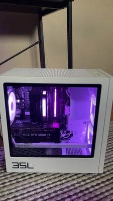 HP OMEN 35L White Gaming Desktop Tower, 16GB RAM, Dedicated Graphics, RGB