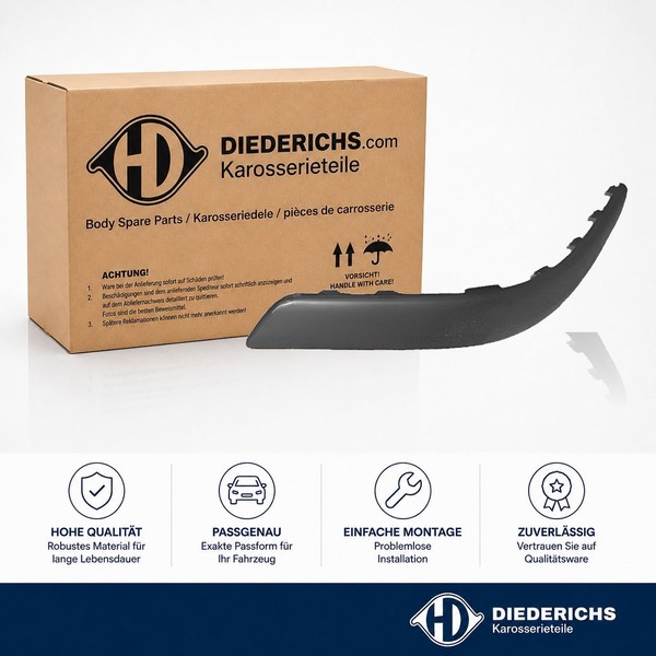 Zier Schutzleiste StossfÄNger Hinten Rechts Diederichs 2213066 FÜR VW-image