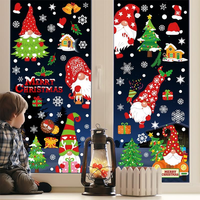 9 StüCk Fenstersticker Weihnachten Selbstklebend Fensterbilder Winter Weihnachts