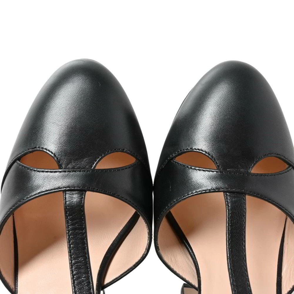 GUCCI ankle strap platform heel sandals 36.5 black GUCCI thumbnail 7