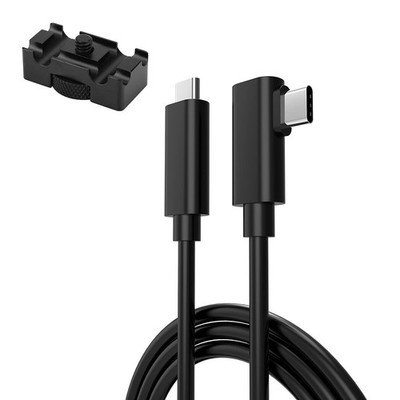 USB C to USB C Cable 16ft with Lock Clip for Cameras