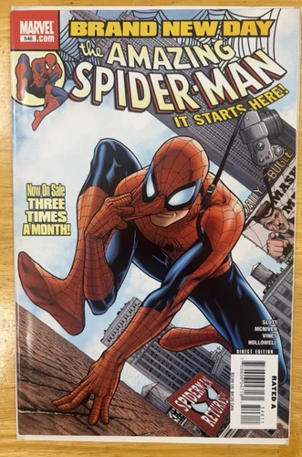 🔥AMAZING SPIDER-MAN #546 Brand New Day SPIDEY 4 MCU Marvel VF See Pics Copy 1 M