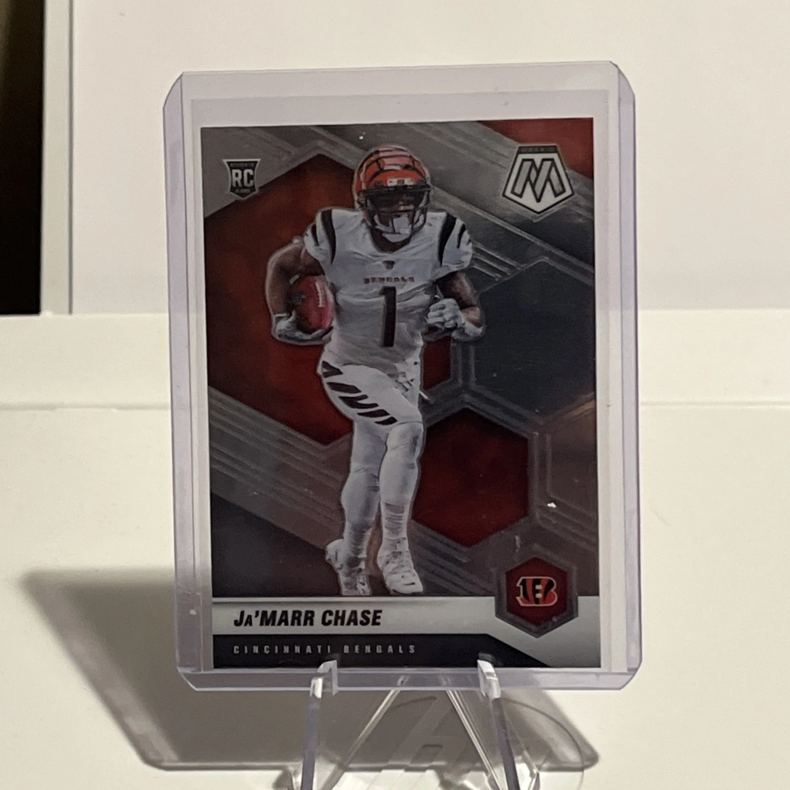 2021 Mosaic JaMarr Chase RC Base # 307 Cincinnati Bengals