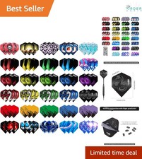 Dart Flights Replacement Plastic 90pcs Standa...