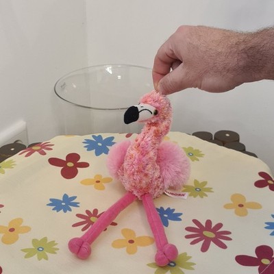 Aurora Plüsch Flamingo pink 28cm Flopsi-Flo Stofftier Kuscheltier Deko