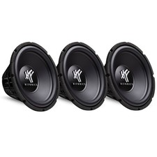 Hifonics 12" 800 Watt 4 Ohm DVC Car Audio Subwoofer Power Bass Sub 3 Pack