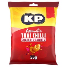 KP Aromatic Thai Chilli Coated Peanuts 16x 55g - Bulk Value