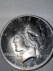 1923 $1 Peace Dollar Au + White, Luster  Great Shape Excellent Condition