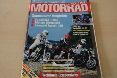 2) Motorrad 07/1992 - Triumph Trident 900 mit 100 - Ducati 851 S3 mit 93PS im T