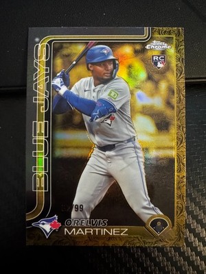 2025 Topps Gilded Collection Orelvis Martinez Rookie 62/99
