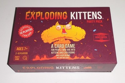 Exploding Kittens Party Pack Card Game 2021 Excellent