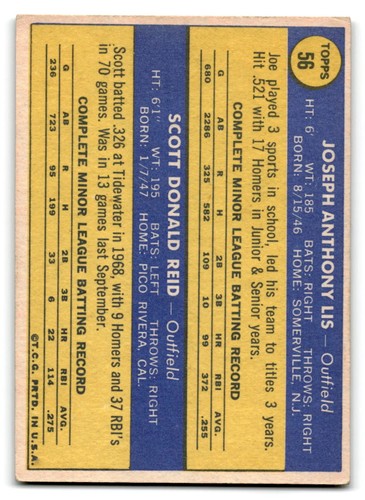 1970 Topps Baseball #1-250 VG to VG/EX You Choose Complete Your Set Vida Blue RC - Picture 103 of 402