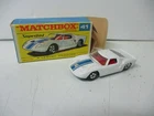 Matchbox Lesney Superfast SF41 Ford GT- white with GREEN base, EARLY F BOX