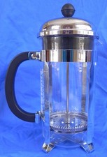 Bodum "Chambord" French Press Coffee Maker, 8-cup (34-oz) Glass & Chrome, Exc.