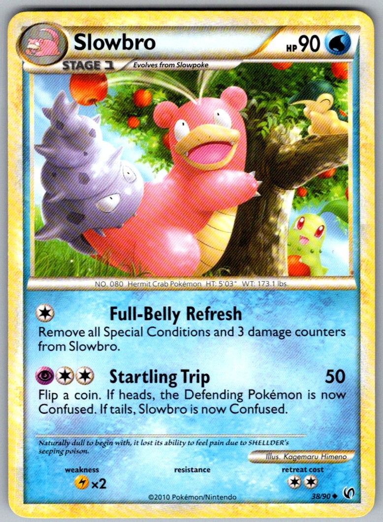 Slowbro Uncommon Undaunted 38/90 LP