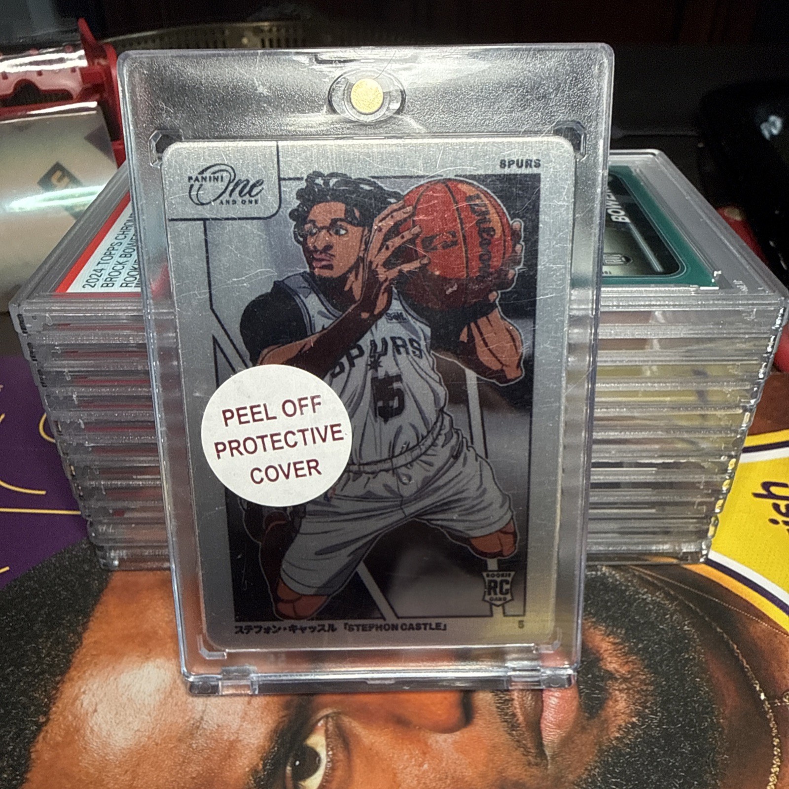 2024-25 Panini One And One Manga #15 Stephon Castle RC Rookie SSP CASE HIT