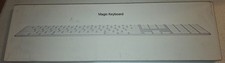 Apple Magic Keyboard with Numeric Keypad MXCJ3LL/A  A1843  White New Damgd Box