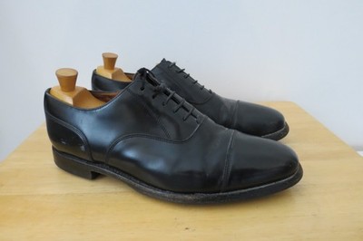 Loake Black Oxford UK 8 Schuhe 1880 Cap Toe Leder England Northampton Oxford 42