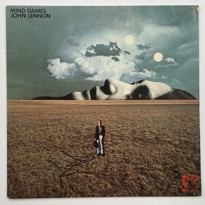 SIGNIERTES JIMMY IOVINE JOHN LENNON GEDANKENSPIELE VINYL-ALBUM SELTEN AUTHENTISCH