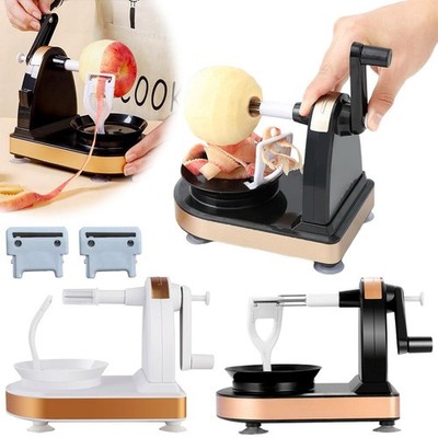 Hand-Cranked Apple Peeler Slicer - Fruit Processing Machine Multifunction N ew、