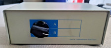 DB25 Female Data Transfer Switch 1:2 Manual Parallel Port Splitter Beige A B