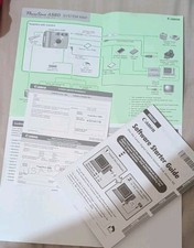 Canon PowerShot A560 Digital Camera WARRANTY Software Starter Guide System Map