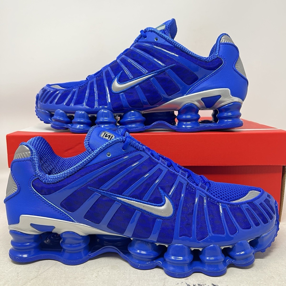 Nike Shox TL Hyper Royal Metallic Silver Men's Training Shoes