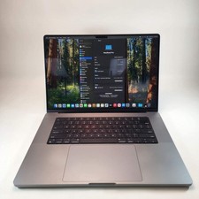 2021 Apple MacBook Pro 16" M1 Pro 8C GPU 3.2GHz 16GB RAM 1TB SSD A2458