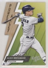 2019 Panini Leather & Lumber Power Alley Holo Silver 19/25 Alex Bregman s3g