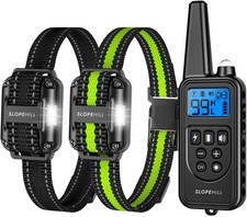 Dog Training Collar with Remote, 4200FT dog training collar, black green
