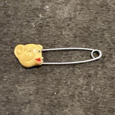 Vintage Celluloid Signed Pat Lock JAPAN Safety Pin Diaper Pin