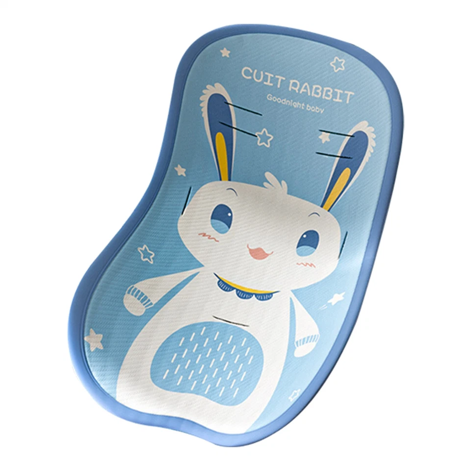 Cojín de hielo para asiento de coche de bebé alfombrilla protector de sol y calor lavable a máquina Foto 3 de 4