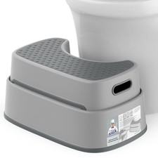 Squat Toilet Stool 2-Pack Adult Kids Bathroom Step Anti-Slip Heavy Duty