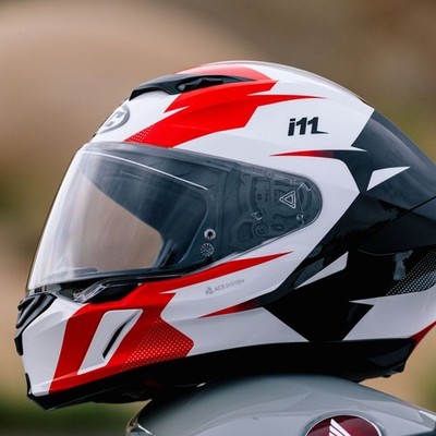 HJC i11 Instant Red Motorcycle Helmet XS SM MD LG XL 2XL I-11 Snell USA DOT BK