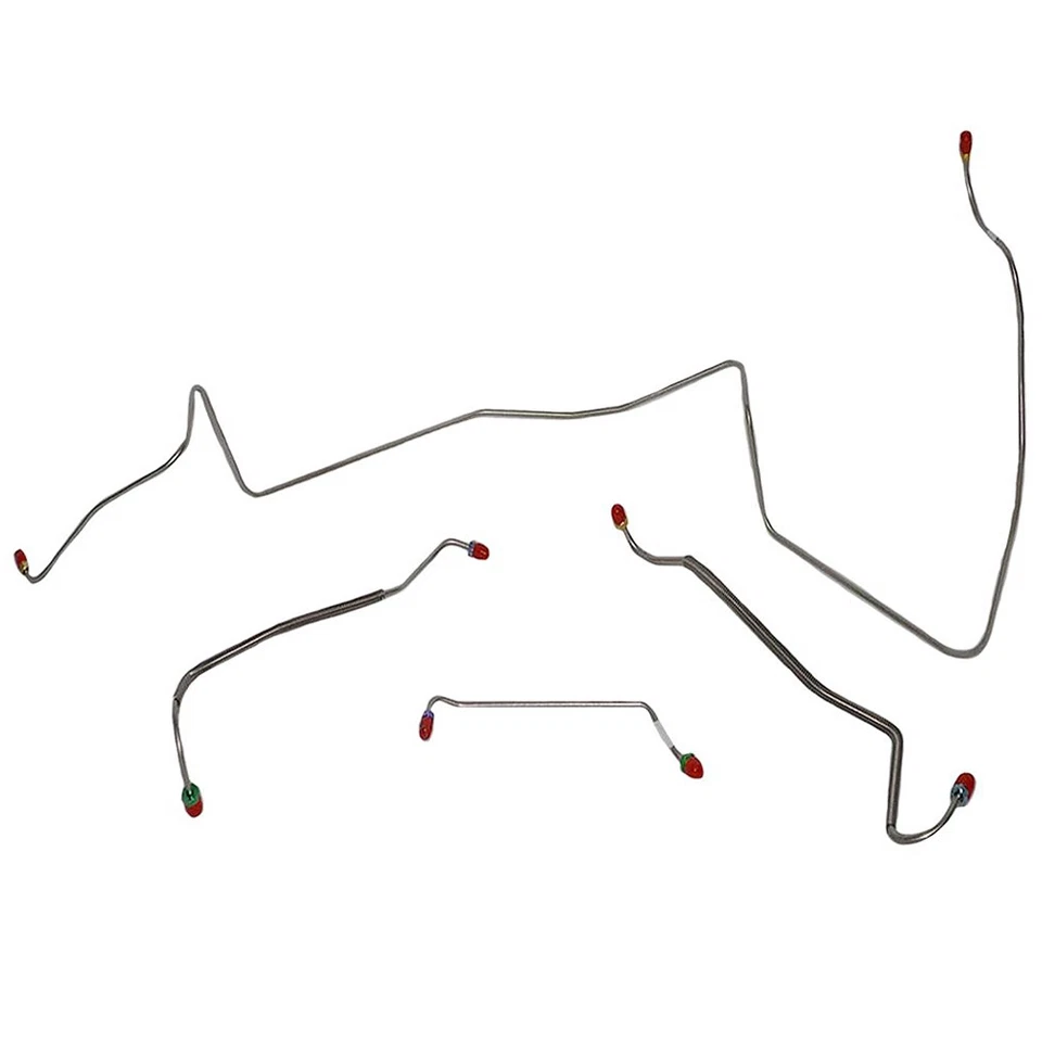 Kit completo de línea de freno para Pontiac LeMans 67 tambor manual convertible CBK0442SS Foto 2 de 4