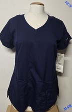 Grey's Anatomy By Barco active Women's scrub top nursing Navy Blue size Medium