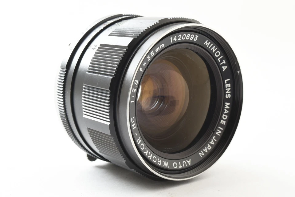 [Near MINT] Minolta Auto W.Rokkor-HG f2.8 35mm MF Wide Angle Lens From JAPAN - Image 4 of 4