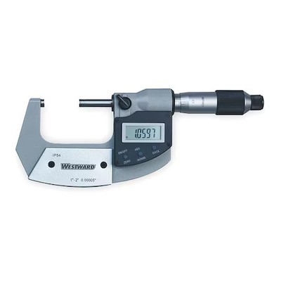 Westward 2Ymz6 Electronic Micrometer, 1 To 2'', Ip54, Spc