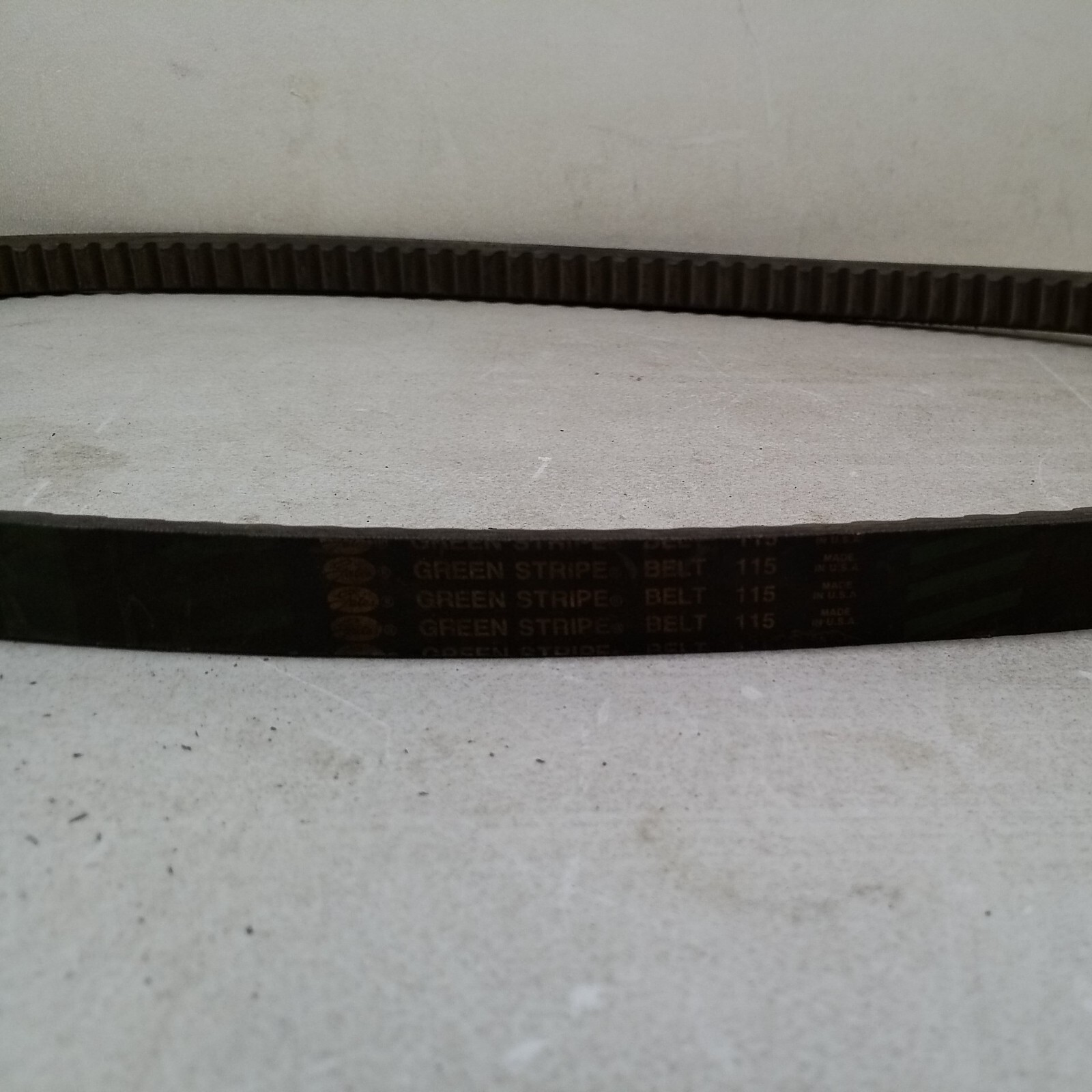 115 Gates Green Stripe Belt Free Shipping Free Returns Made In USA eBay